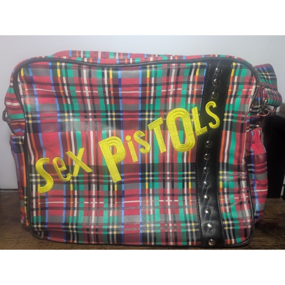 Sourpuss Handbags - Rare Hard To Find Sourpuss Sex Pistols Baby Diaper Bag Vintage Punk Rock Y2k